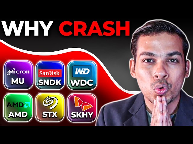 SanDisk Micron SK Hynix AMD Western Digital Seagate Stocks Crash ($SNDK $MU $SKHY $AMD $WDC $STX)