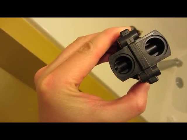 Kohler Shower Repair in HD Part 6 - Compare Old and New Cartridge