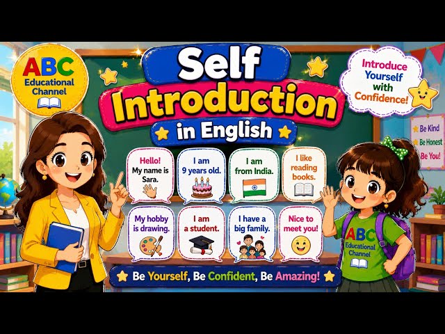 Self Introduction | Myself | English Speaking