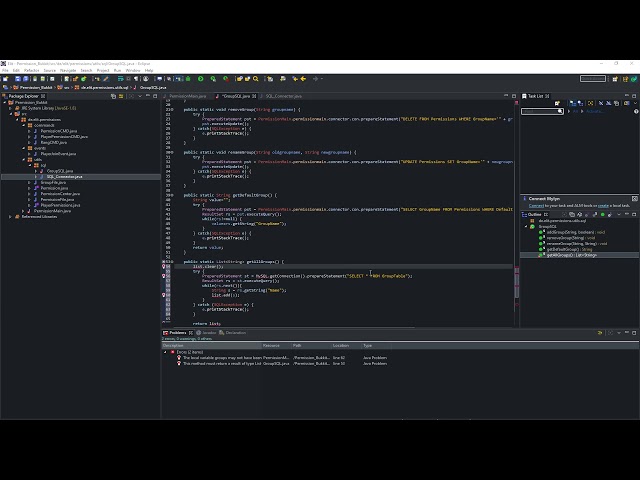 Bukkit Permissions System Speedcoding