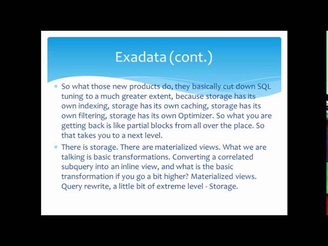 Oracle SQL Tuning
