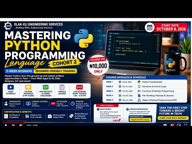 🚀 MASTERING PYTHON PROGRAMMING — COHORT 2 🐍