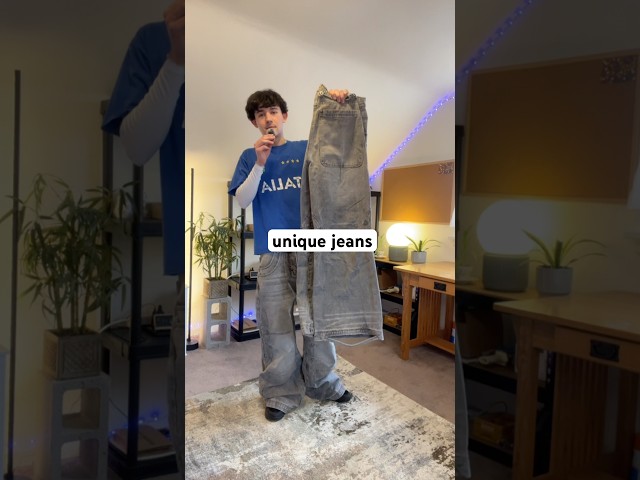 unique pair of denim. dropping tmr at 12pm pst #fashiondesign #denimjeans #clothingbrand
