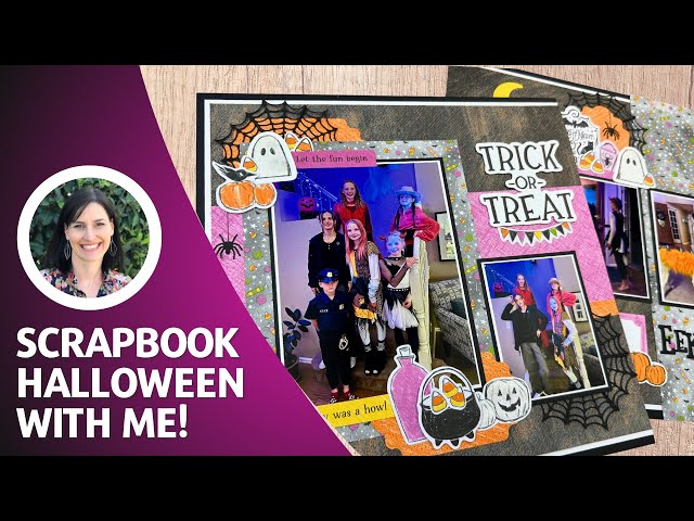 🎃 Halloween Scrapbook Layout Ideas | Paper Selection Tips