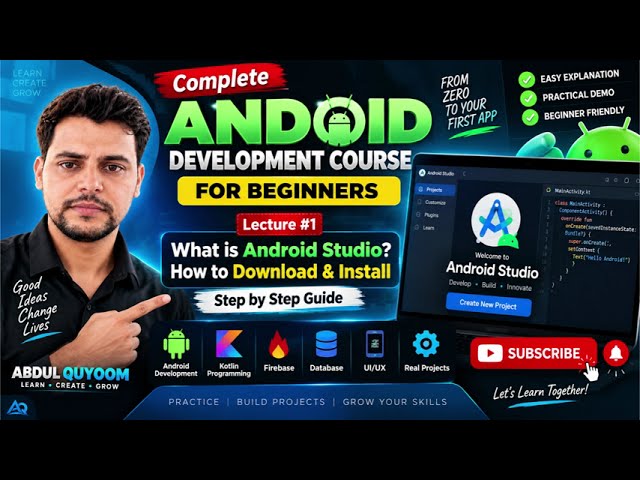 Android Studio: What Is It & How to Install Android Studio | Beginners Guide #1