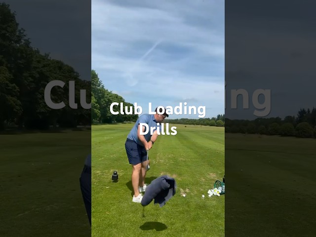 Drills to properly load the club in your backswing 🏎️