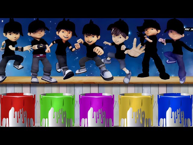 Bermain game mewarnai dan mencocokan warna asli elemental boboiboy galaxy - Boboiboy Galaxy Terbaru