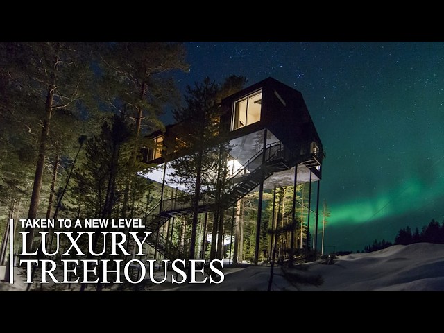 Top 10: Luxury TREEHOUSE's you MUST SEE!