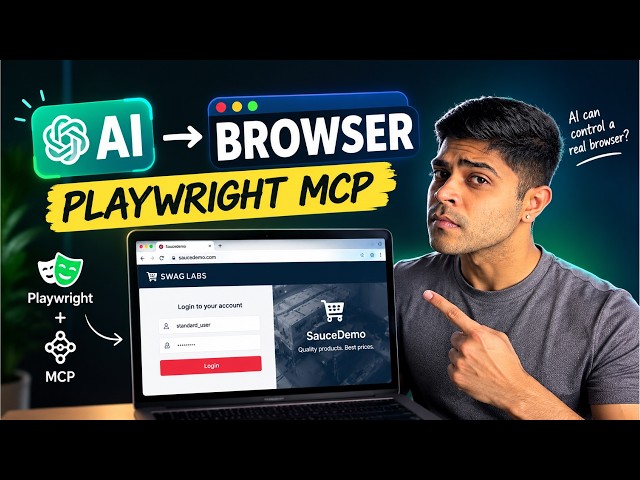 Playwright MCP Explained & Built From Scratch | AI Browser Automation Tutorial || E-Commerce Project