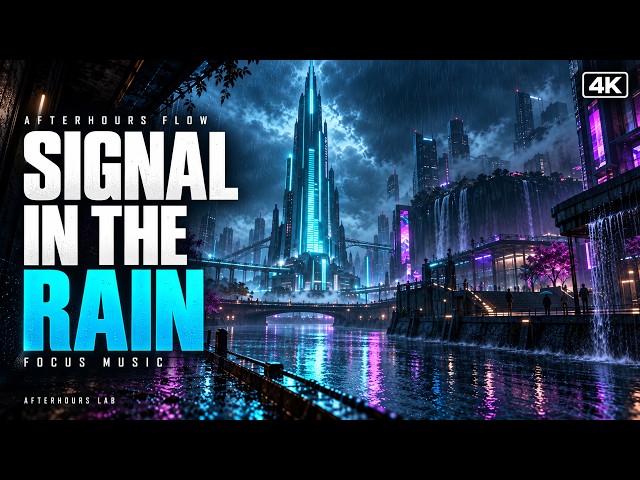 SIGNAL IN THE RAIN | Future Garage for Coding & Deep Work [4K]