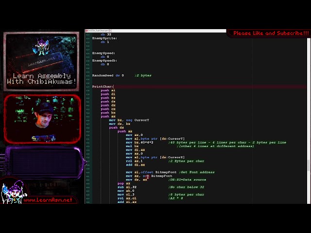 Lesson SuckShoot4 - Suck Shoot on the 8086 with CGA