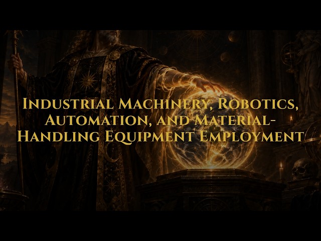 Industrial Machinery, Robotics, Automation, and Material-Handling Equipment Employment