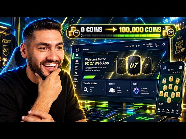 FC 27 WEB APP IS HERE! 🚨 How to Start From 0 & Make Coins FAST!