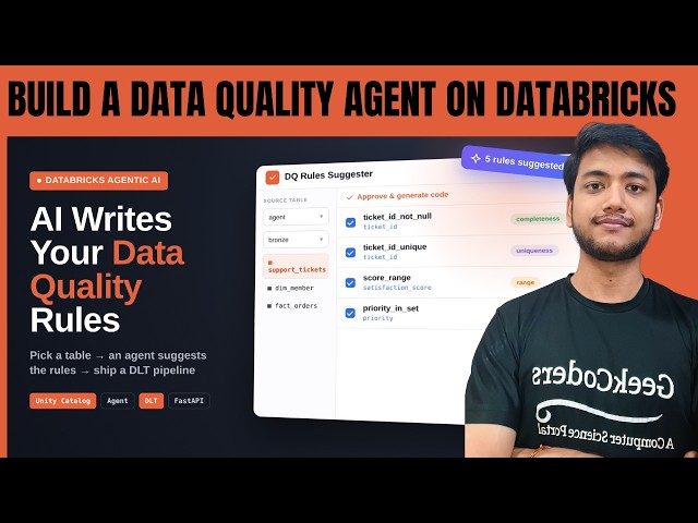 Build a Data Quality Agent on Databricks | Unity Catalog + Lakehouse Monitoring + DLT