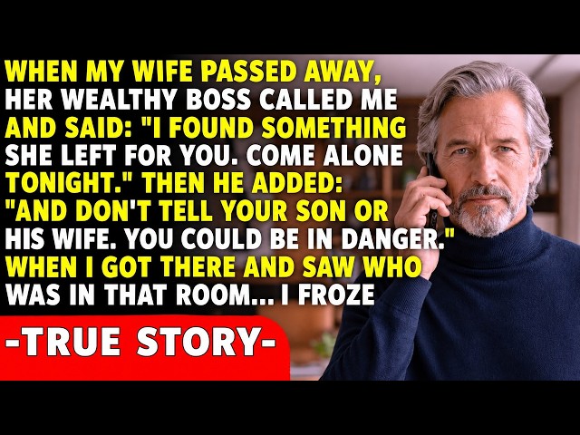 On the day of my wife's funeral, her boss called me: "Don't tell your son. You're in danger." | R...