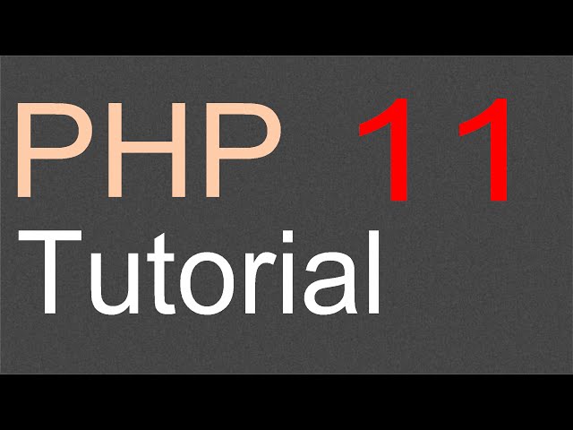PHP Tutorial for Beginners - 11 - The IF else statement