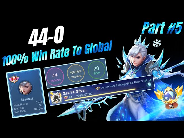 I Got Global Silvanna With A 100% Win Rate…