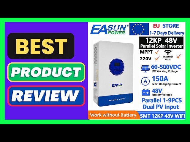 EASUN 11KW Hybrid Solar Inverter 48V 220V Pure Sine Inverter
