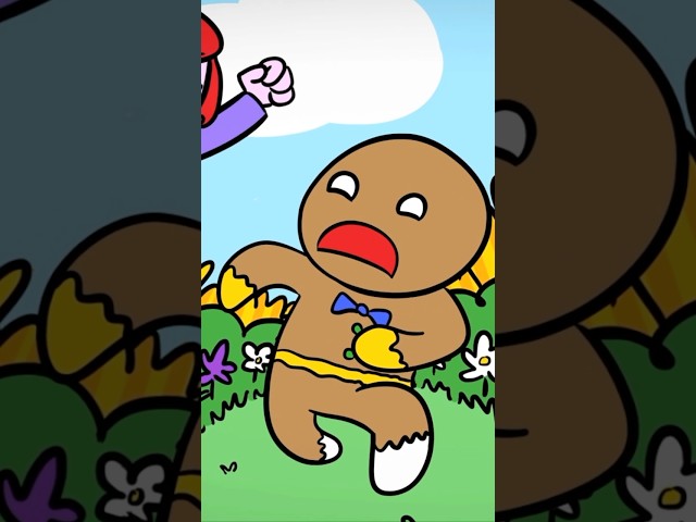 Run, run! Gingerbread man run as fast as you can! 🍪 Cool School Cartoons #shorts