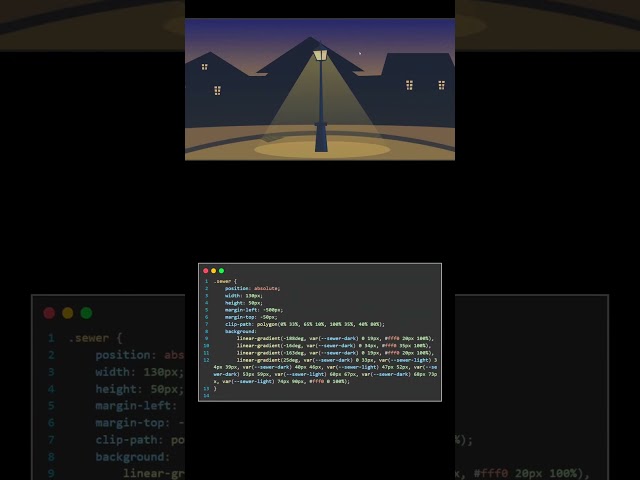 Create Interactive Streetlights Respond to Mouse using HTML, CSS, and Javascript