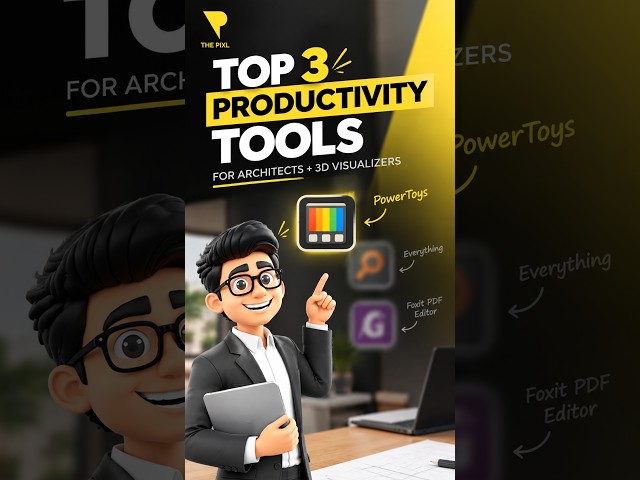 How to use PowerToys for Architects & 3D Visualizers 🚀 | @THEPIXLSTUDIOS |