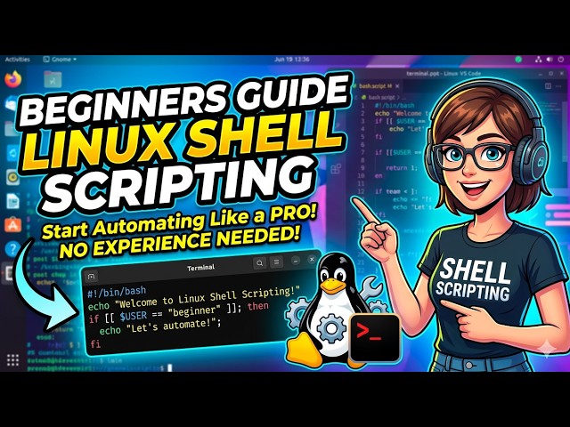 Shell Scripting Crash Course | Start Coding in Linux Today
