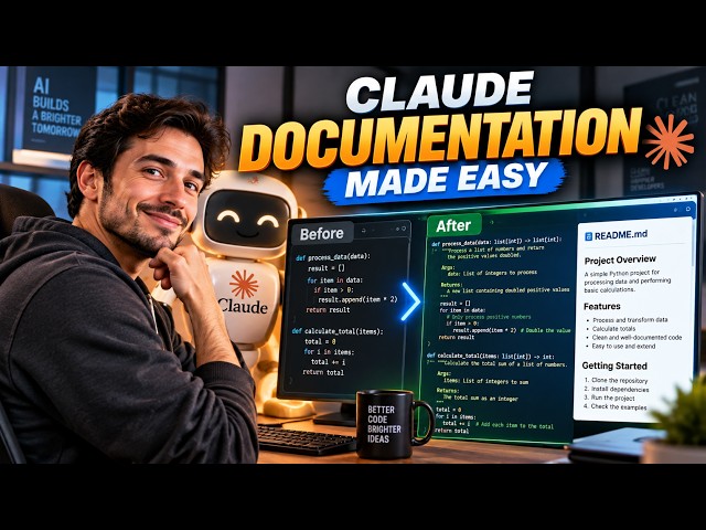 Claude Code Documentation Made Easy — Automatically Generate READMEs & Inline Comments