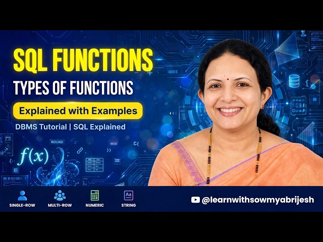 SQL Functions Explained | Types of Functions in SQL | DBMS