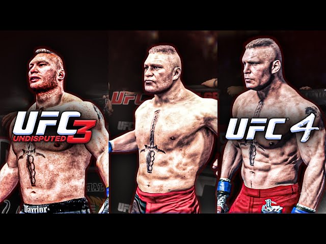 I Faced Brock Lesnar On Every UFC Game (MAX DIFFICULTY)