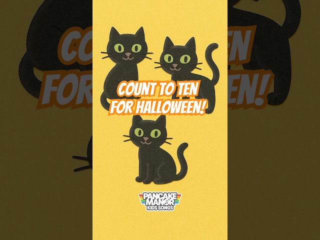 🎃 Count to Ten for HALLOWEEN! 🎃 #kidsvideo #preschool #kidssongs #halloween #halloweenforkids