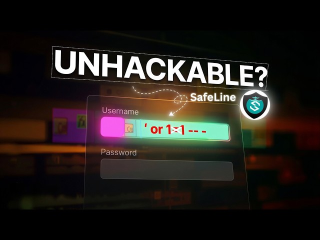 Website Security (Make it Unhackable!) ft SafeLine.