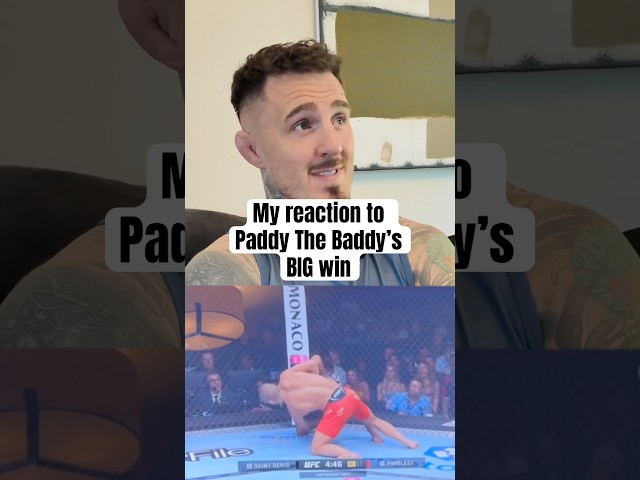 Go on Paddy! Love to see it ๐ #ufc329 #reaction