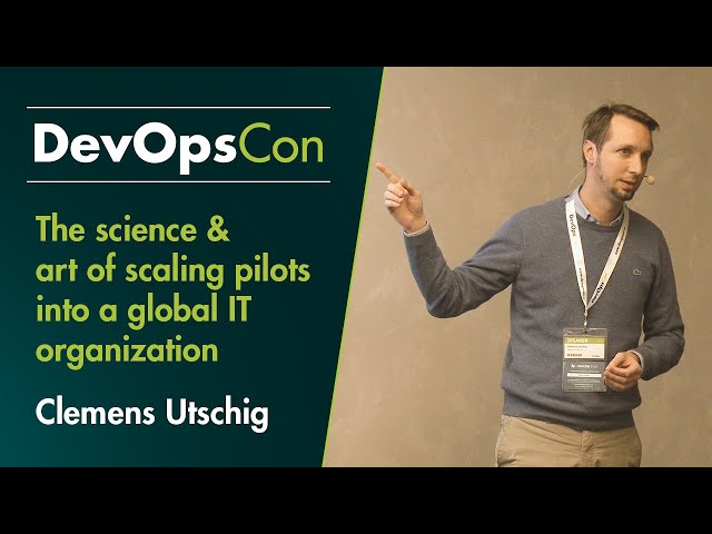 The science & art of scaling pilots into a global IT organization - a technologists view