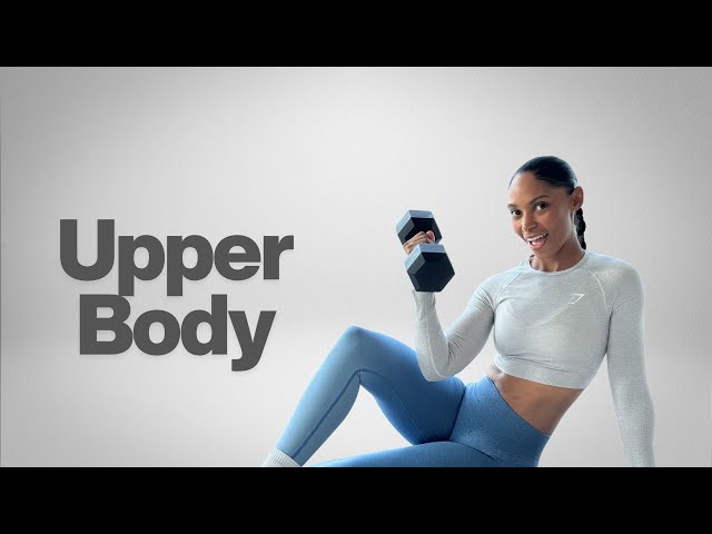 20 minute Upper Body and Core Dumbbell Workout for Strength and Muscle Tone 💪🏽
