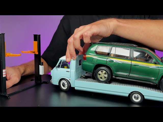 1:18 Alfa Romeo A12 Tow Truck – Incredible Working Details | ASMR
