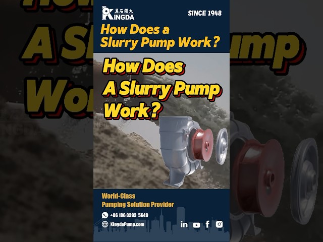 How does a Slurry Pump Works？Slurry pump operating principle #slurrypumpparts #slurrypumpspareparts