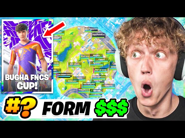 I Won The FNCS BUGHA Icon Cup Skin In Fortnite! (Top 100 Tournament)