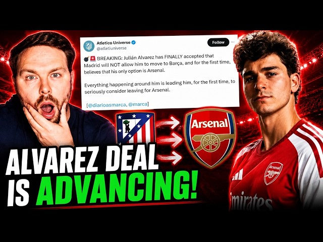 Is Julian Alvarez to Arsenal now ADVANCING ??✅👌