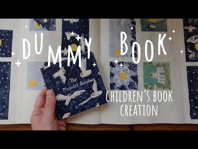 Creating a color storyboard & dummy book for "The Moonlit Guardians" #childrensbookillustration