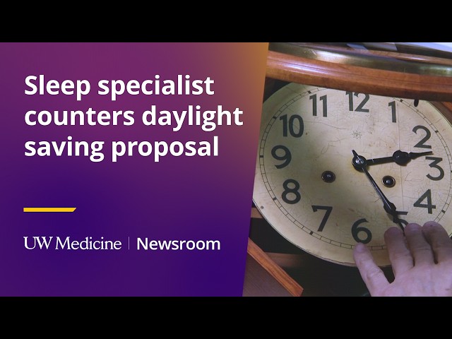Sleep specialist counters daylight saving proposal
