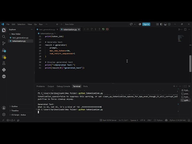 Build a Text Generation Model Using Python | Tokenization & NLP Project | Machine Learning