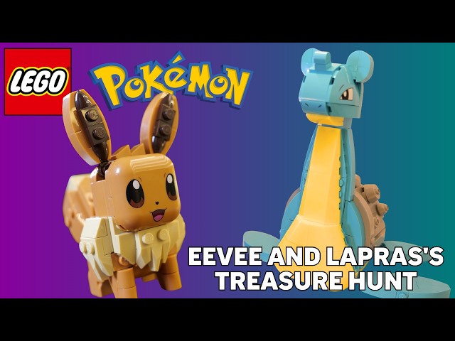 LEGO Pokemon 72162 Eevee and Lapras's Treasure Hunt REVIEW