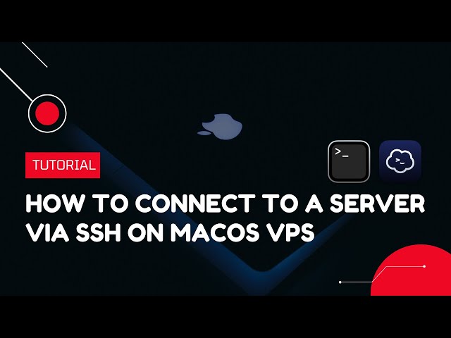 How to connect to a Server via SSH on macOS VPS | VPS Tutorial