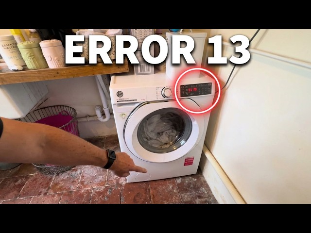 How To Fix E13 Washing Machine Error | Clean With Kate