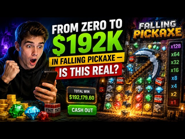 FROM ZERO TO $192K IN FALLING PICKAXE — IS THIS REAL?