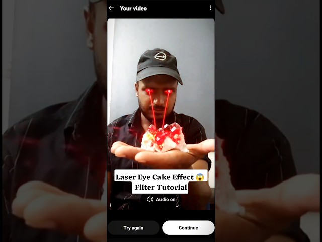 Laser Eye Cake Effect 😱 Filter Tutorial #tutorial #tutorialfilter