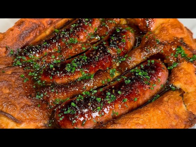 Toad in a Hole - a British classic 🇬🇧😮‍💨
