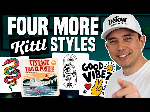 4 More Amazing Kittl AI Styles with Simple Prompts!