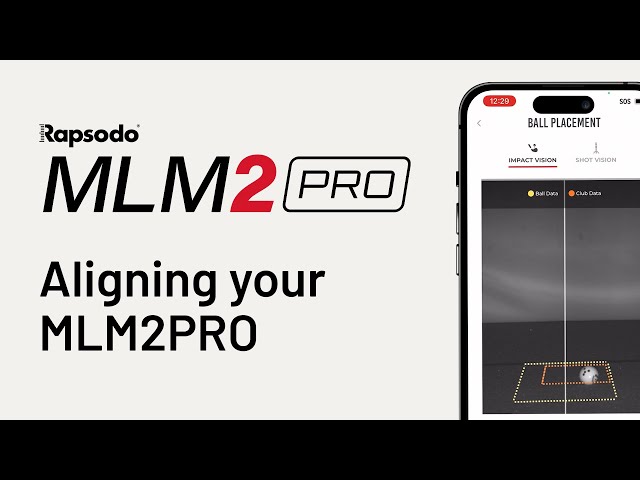 Rapsodo MLM2PRO™ | MLM2PRO Alignment Set-Up