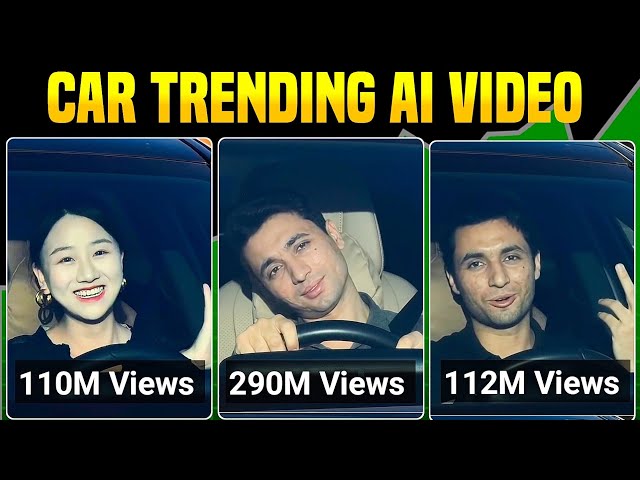 Car trend ai video kaise banaye  | Trending Car Driving Ai Video Editing Prompt | Instagram Trending